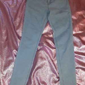 High waist skinny jeans